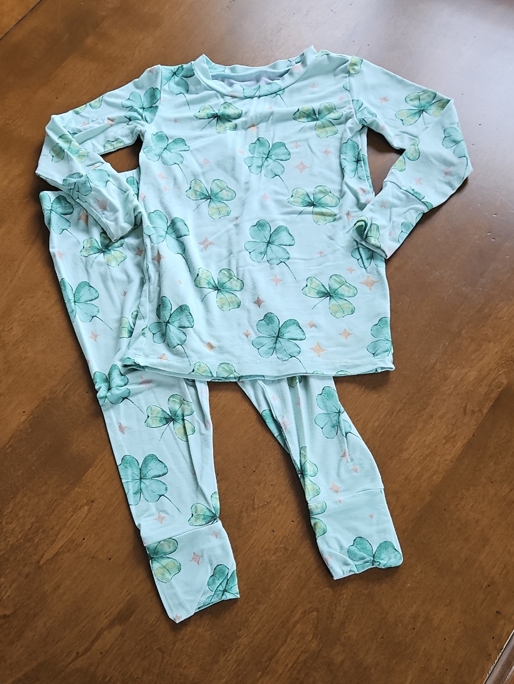 Bums & Roses Kids Mint Green Clover Set